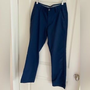 Under Armour Navy Blue Golf Pants